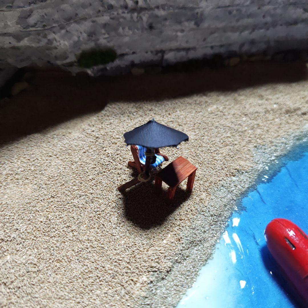 紅の豚サボイアジオラマです。