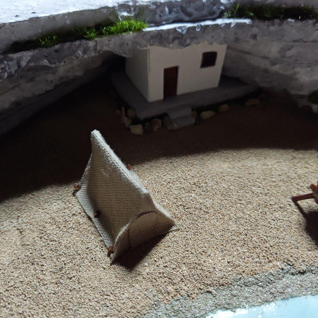 紅の豚サボイアジオラマです。