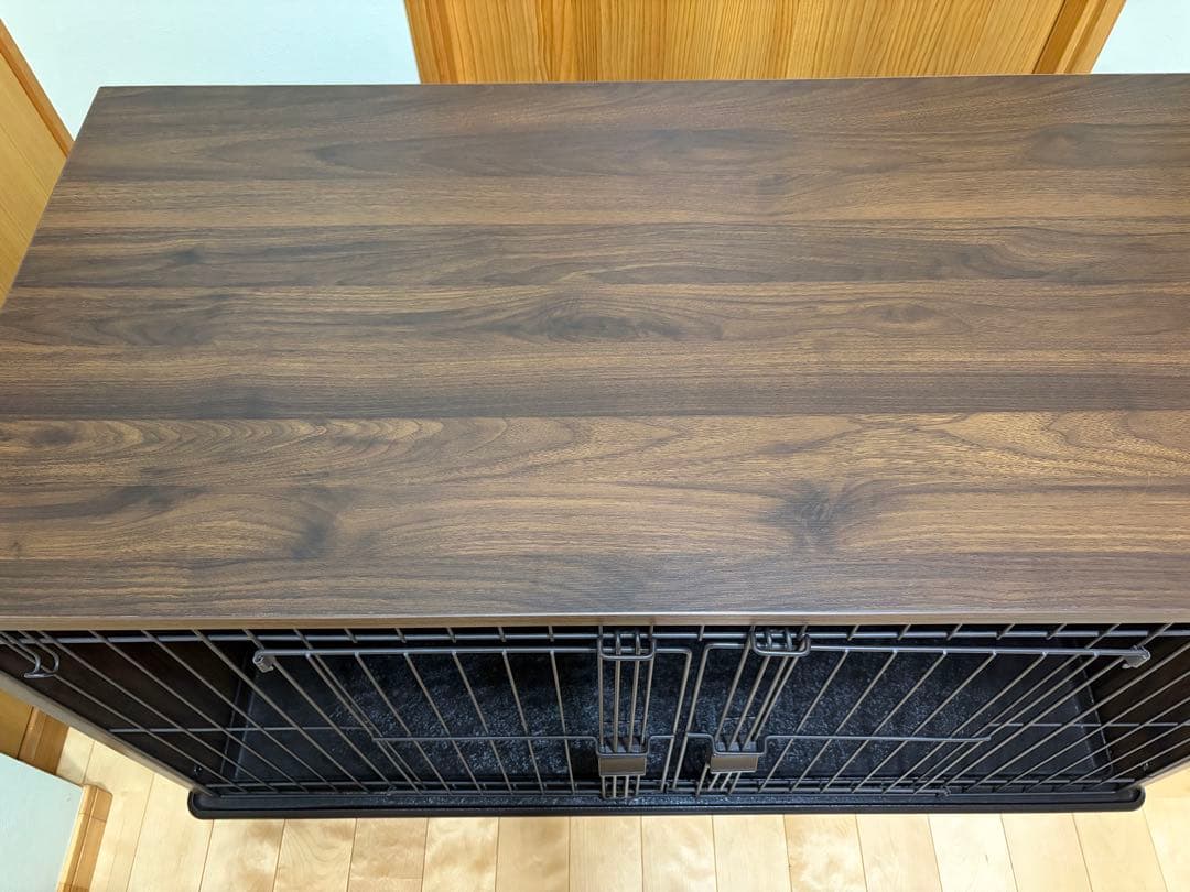 アイリスオーヤマ 犬ケージ ナチュラルファニチャー ダークブラウン 小型犬用