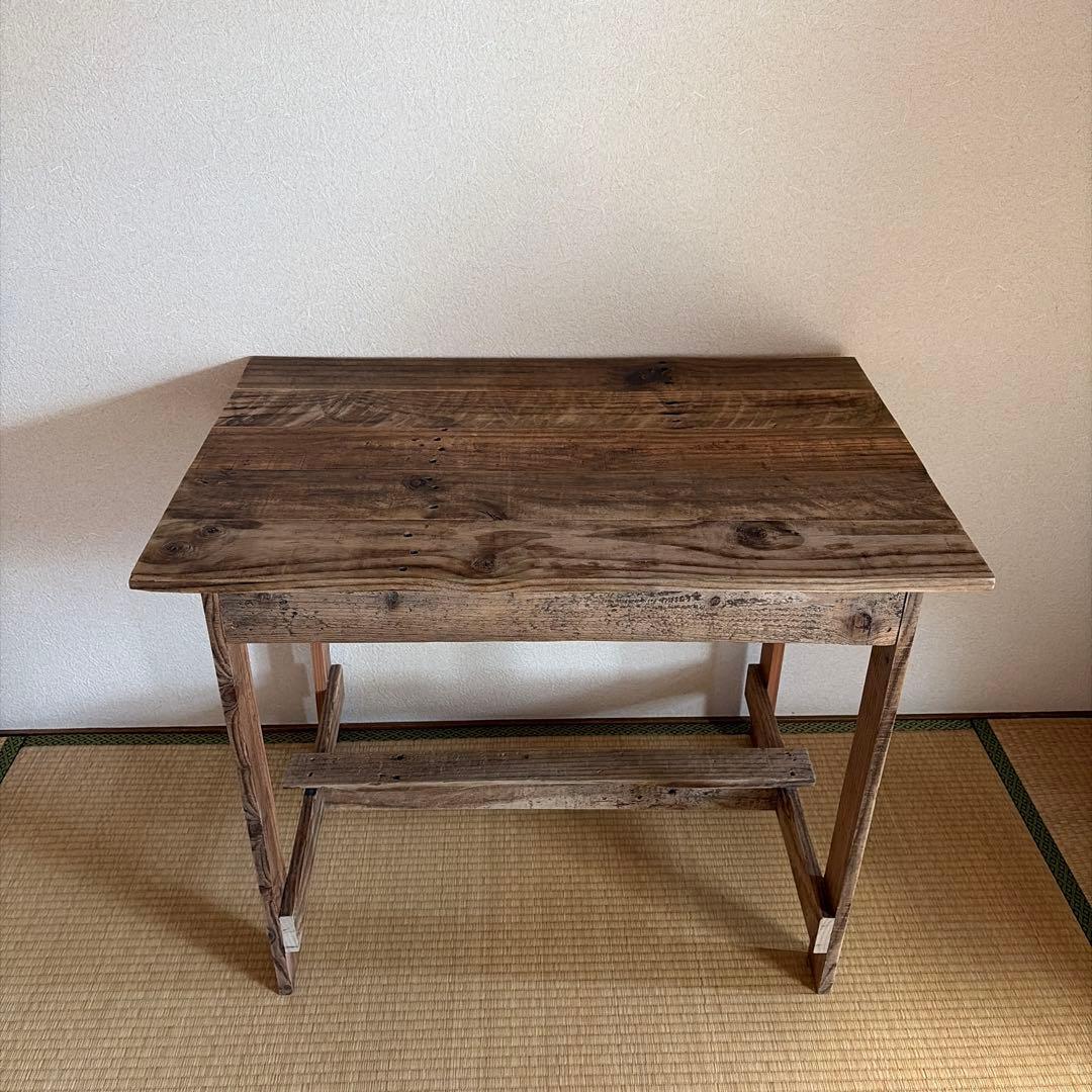 古材テーブル　デスク