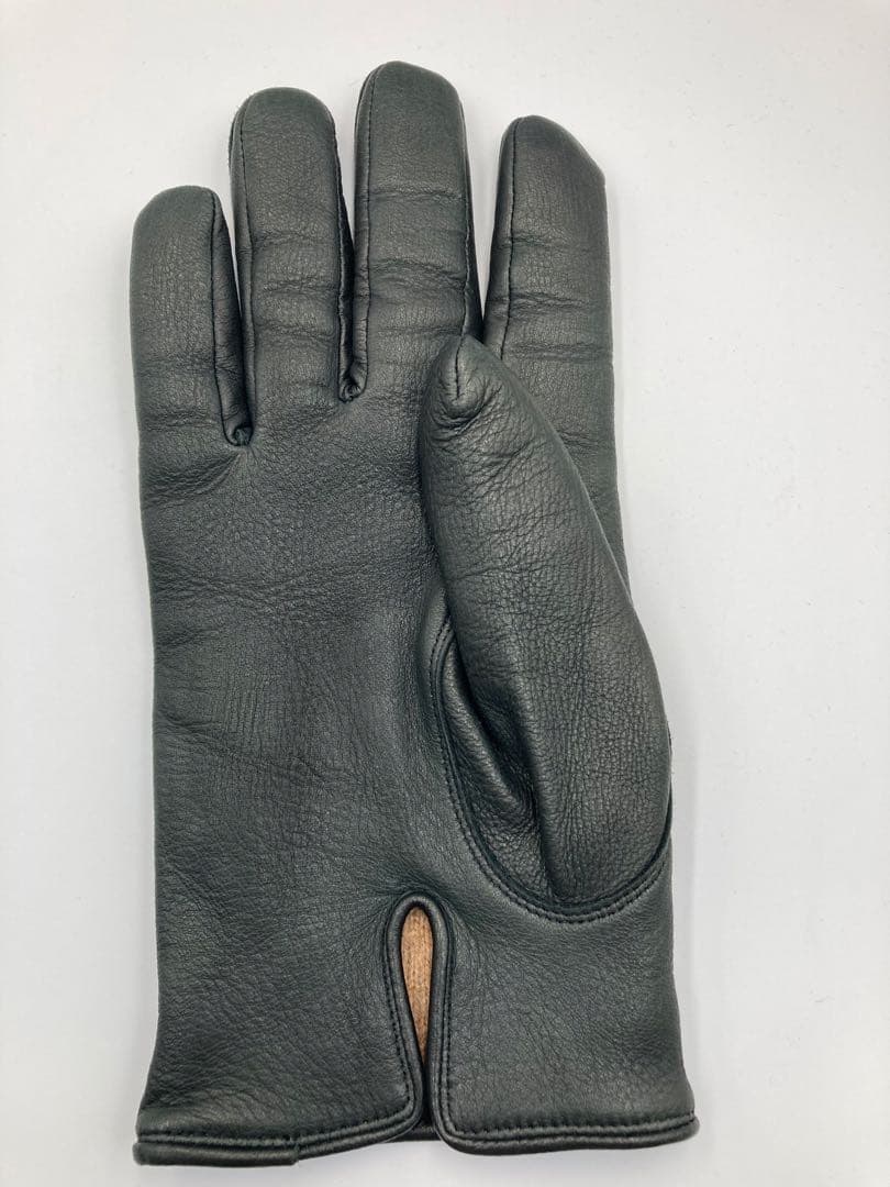 Chloé クロエ レザーグローブ 本革 手袋 ダークグレー 上品 高級感