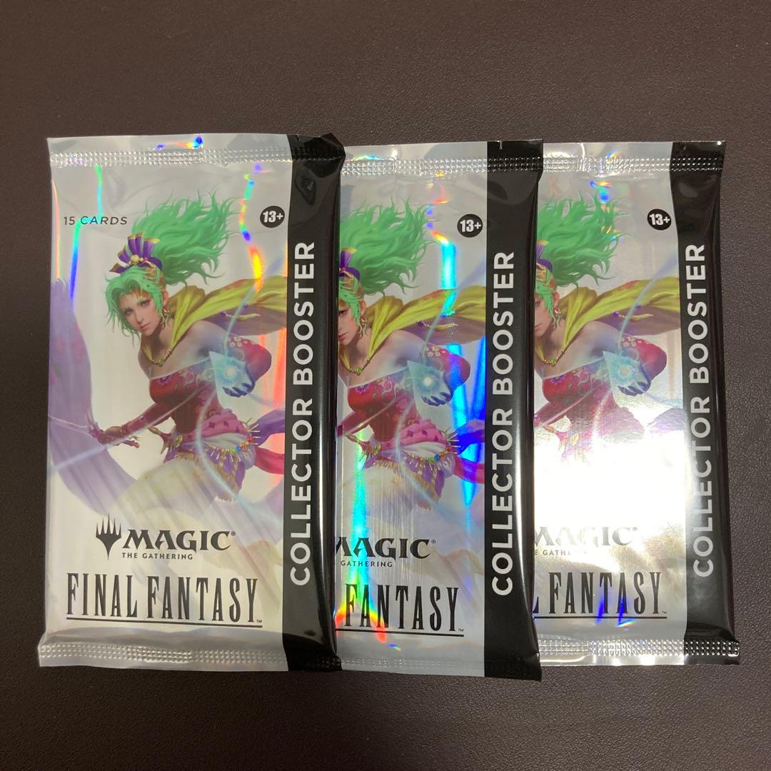 MTG FFコラボ コレクターブースター 英語版 3パック　新品未開封