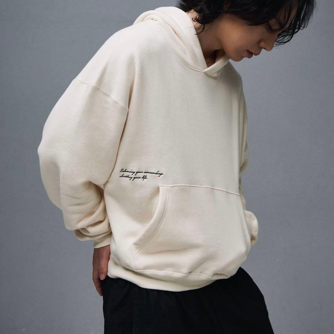 CDL STATEMENT HOODIE IVORY Mサイズ