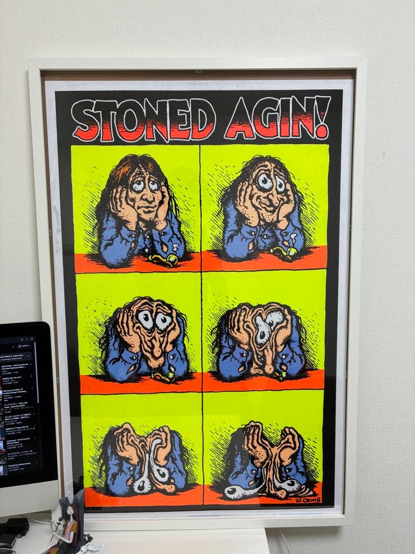 ロバートクラム　stoned agin! Robert crumb ポスター