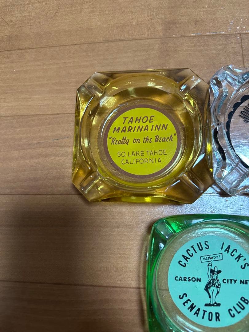 海外購入 ビンテージ アドバタイジング アシュトレイ 灰皿 5個セット