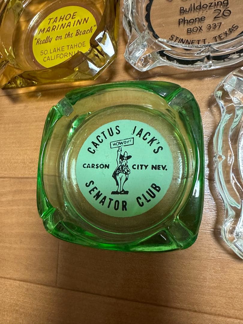 海外購入 ビンテージ アドバタイジング アシュトレイ 灰皿 5個セット