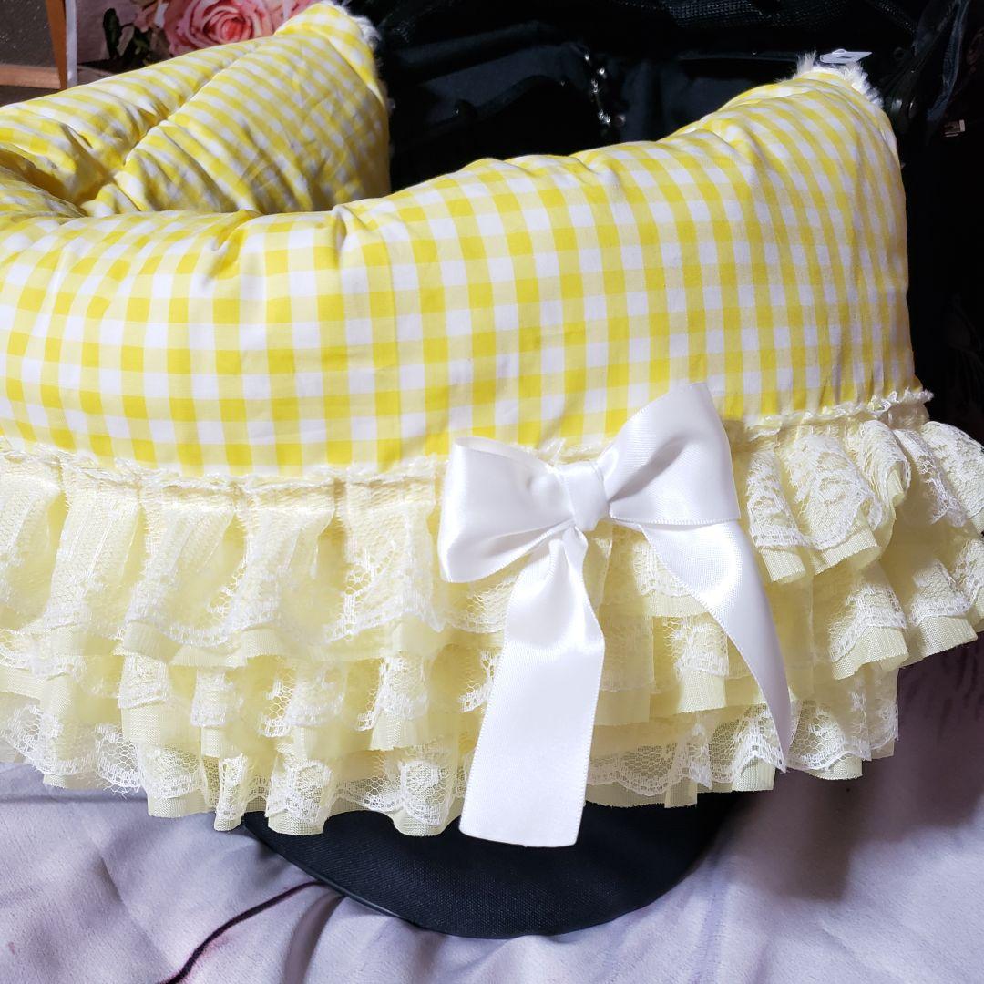 ペット用品　くろみ　あごのせクッション　ハンドメイド