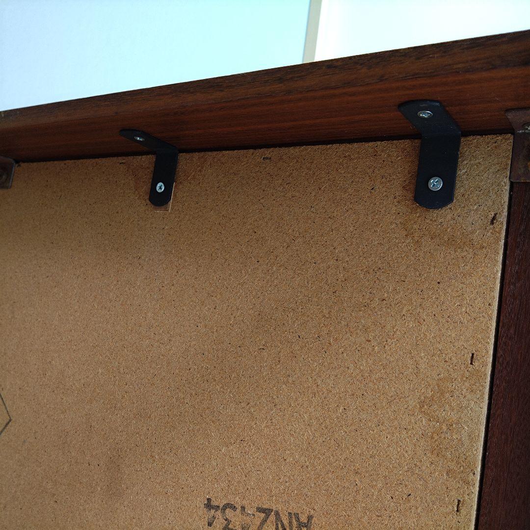 70B ヴィンテージ花模様タイル付きローテーブル