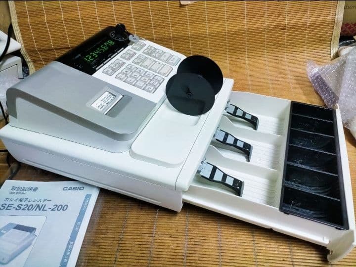 カシオレジスター　SE-S20/NL200　人気機種　送料無料　544401