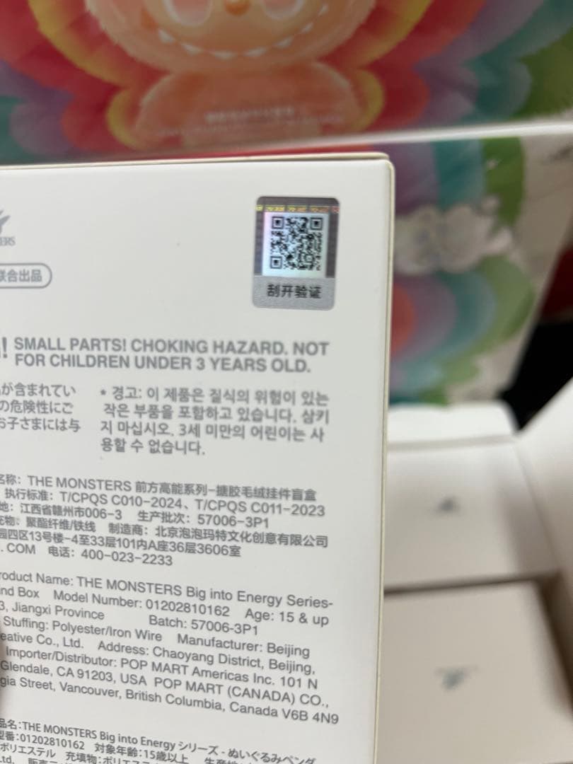 LABUBU THE MONSTERS Big into Energy5個