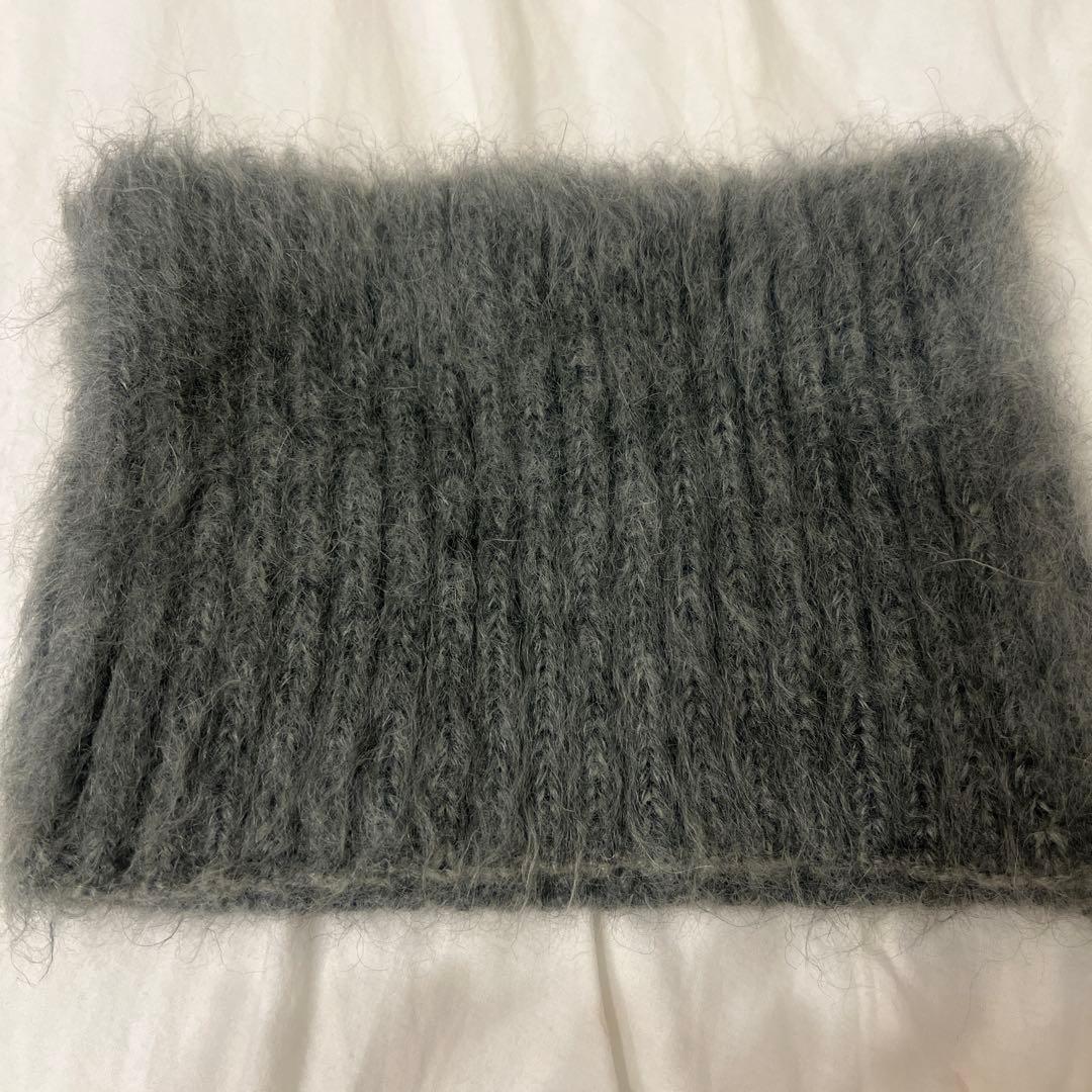 knwls グレー　猫耳ビーニー