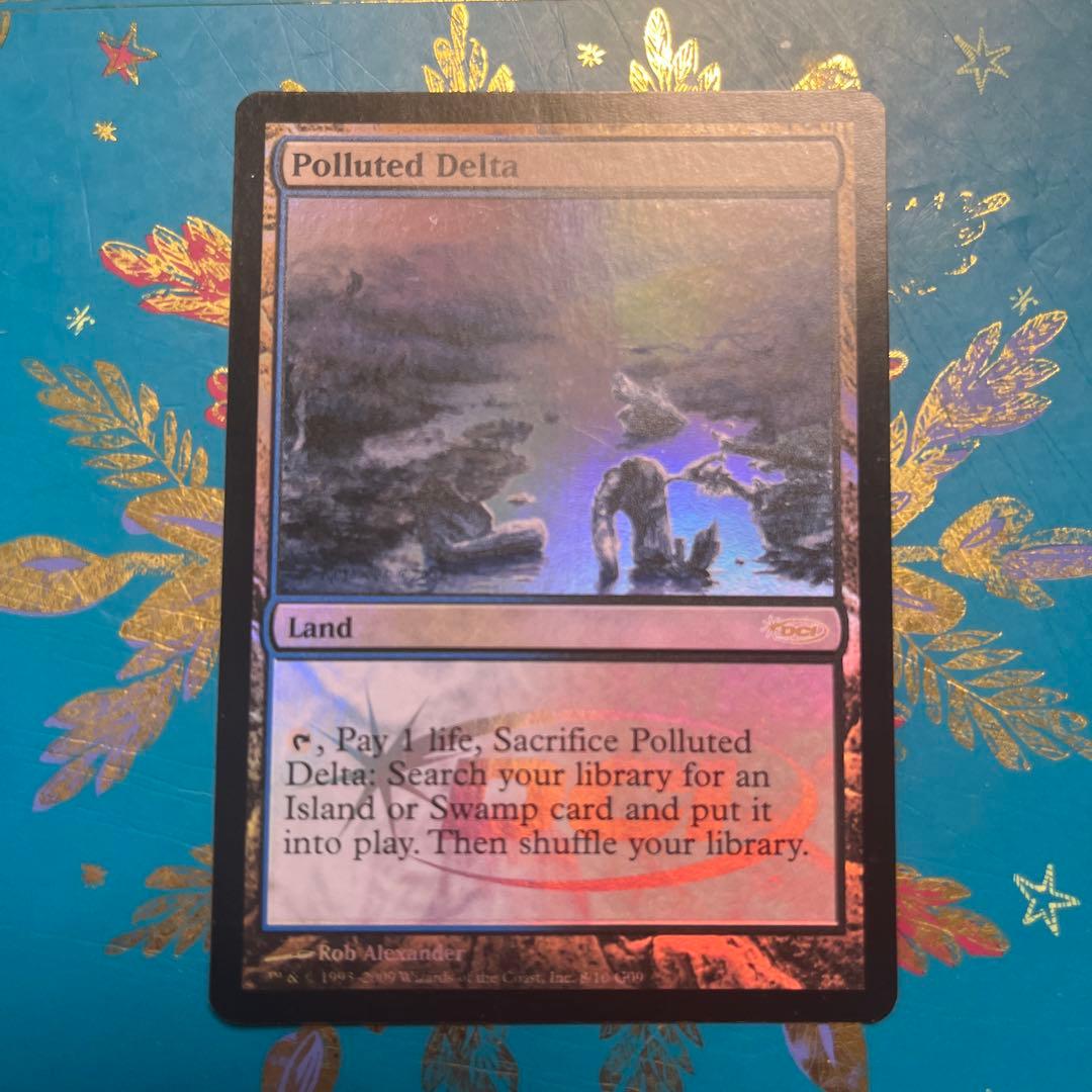 mtg 汚染された三角州　ジャッジ　foil