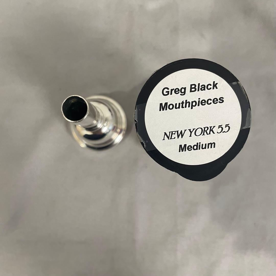 Greg Black NY 5.5M トロンボーン太管マウスピース