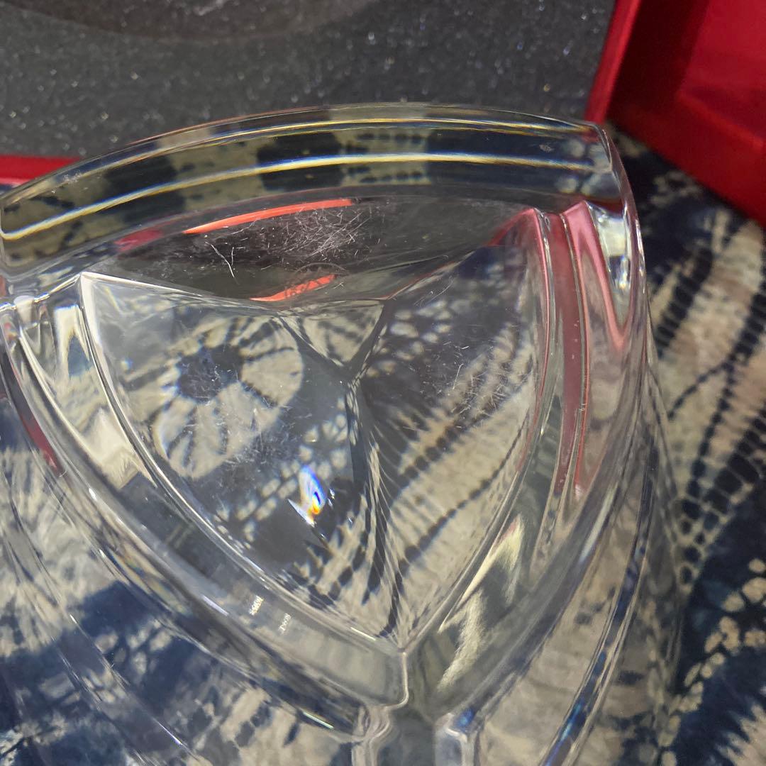 バカラ　ガラス　鉢