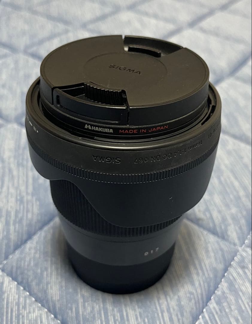 SIGMA 16mm F1.4 DC DN レンズ　レンズフィルター付き