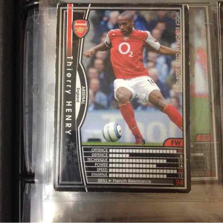 wccf  T.アンリ・P.ビエラ・C.セードルフ・E.ダービッツ