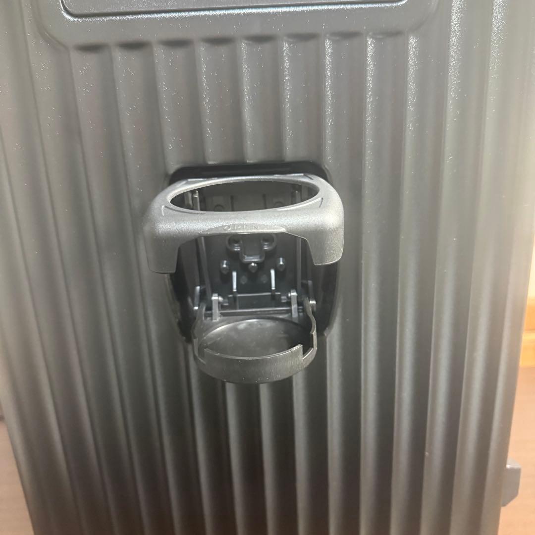 スーツケース Sサイズ 機内持込 40L フロントオープン USB付 ブラック