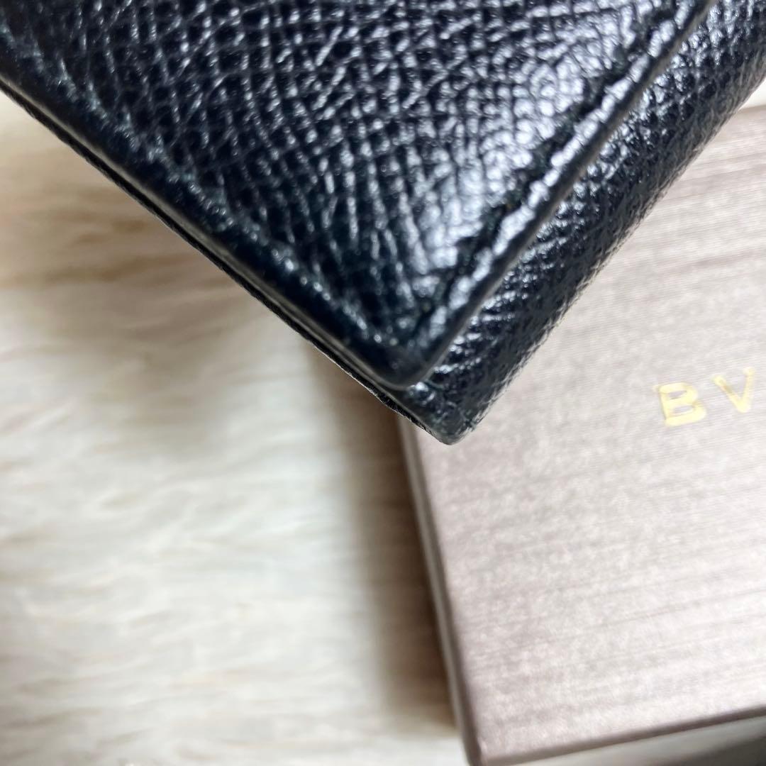 【美品】ブルガリ 6連キーケース ビーゼロワン レザーブラック FRID搭載