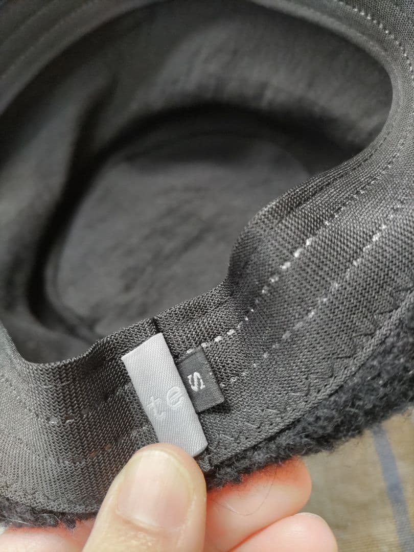 mite えん　帽子　ブラック