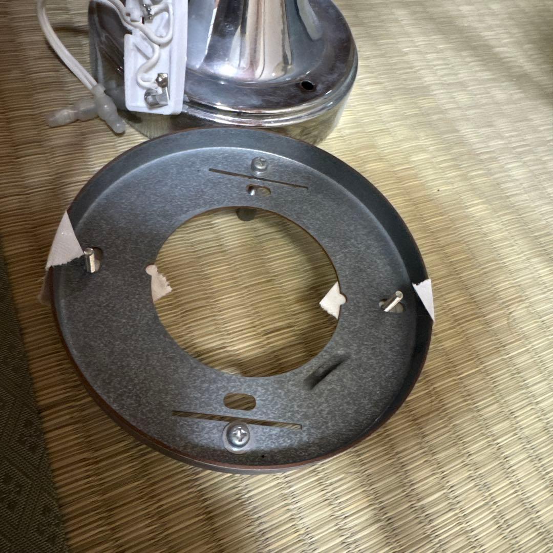 IDC大塚家具のシャンデリア　ブラウンスモークガラスのシャンデリア