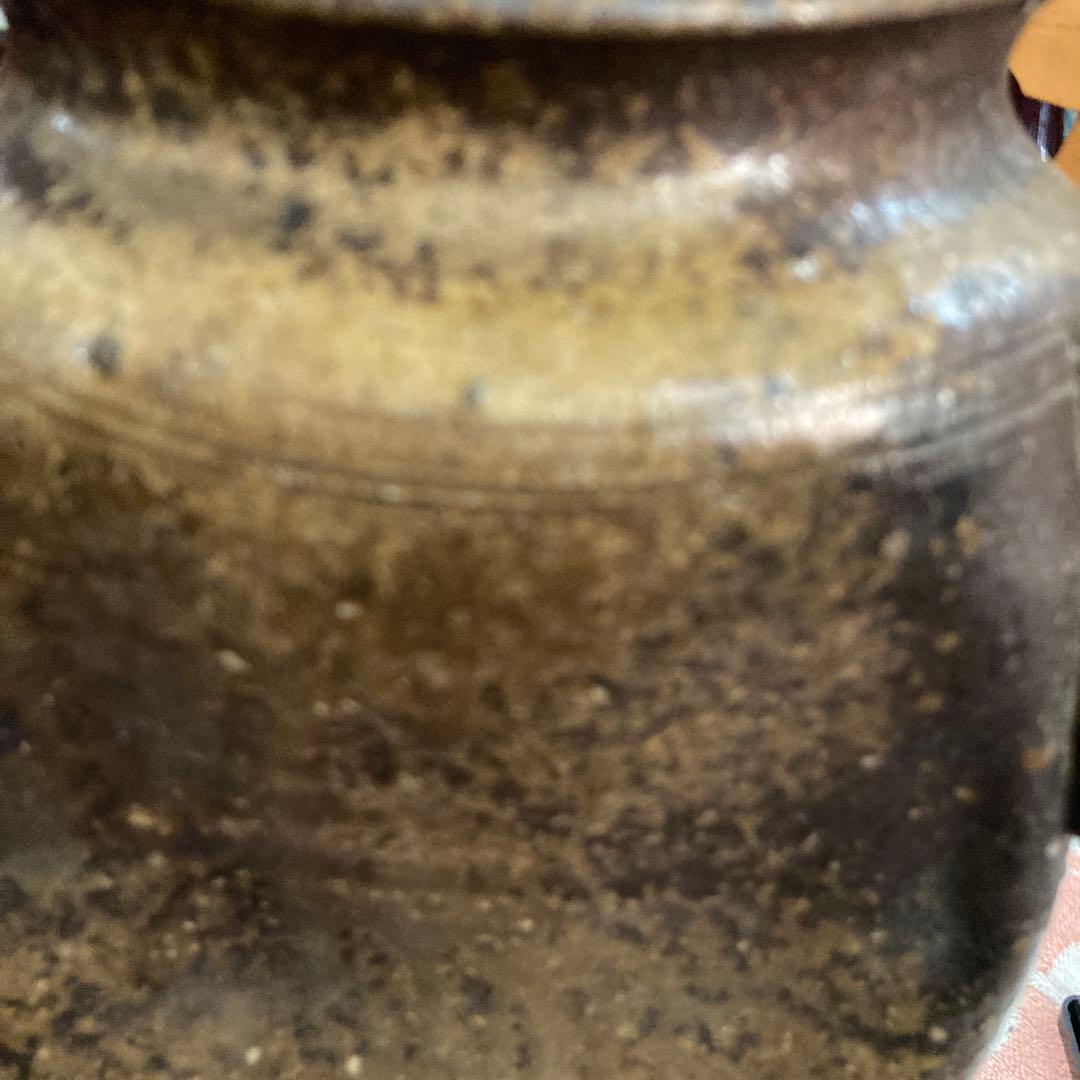 備前焼初代小西陶古作斬斬り耳付き花入年末大売り出しです❣️