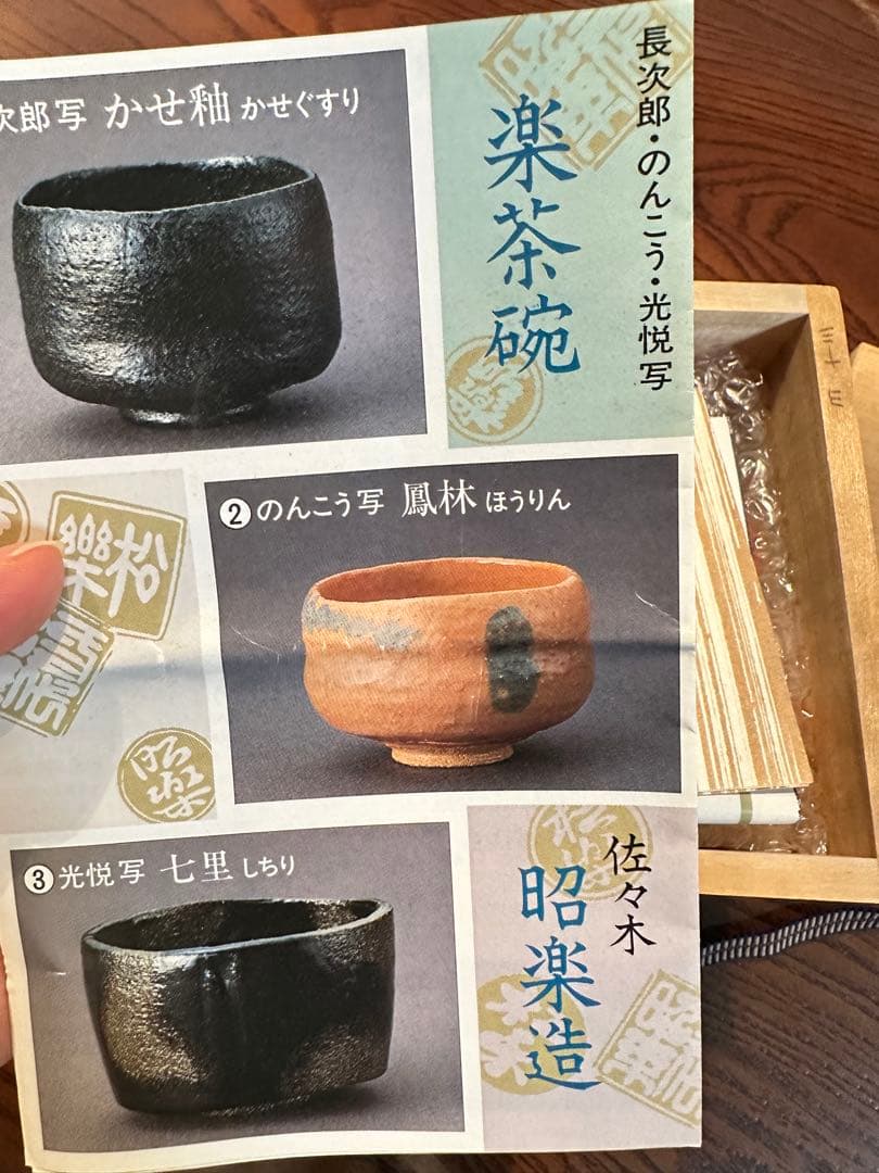 茶碗　『佐々木昭楽　赤茶碗』　昭楽窯　お茶道具　茶道　楽焼　工芸品　共箱