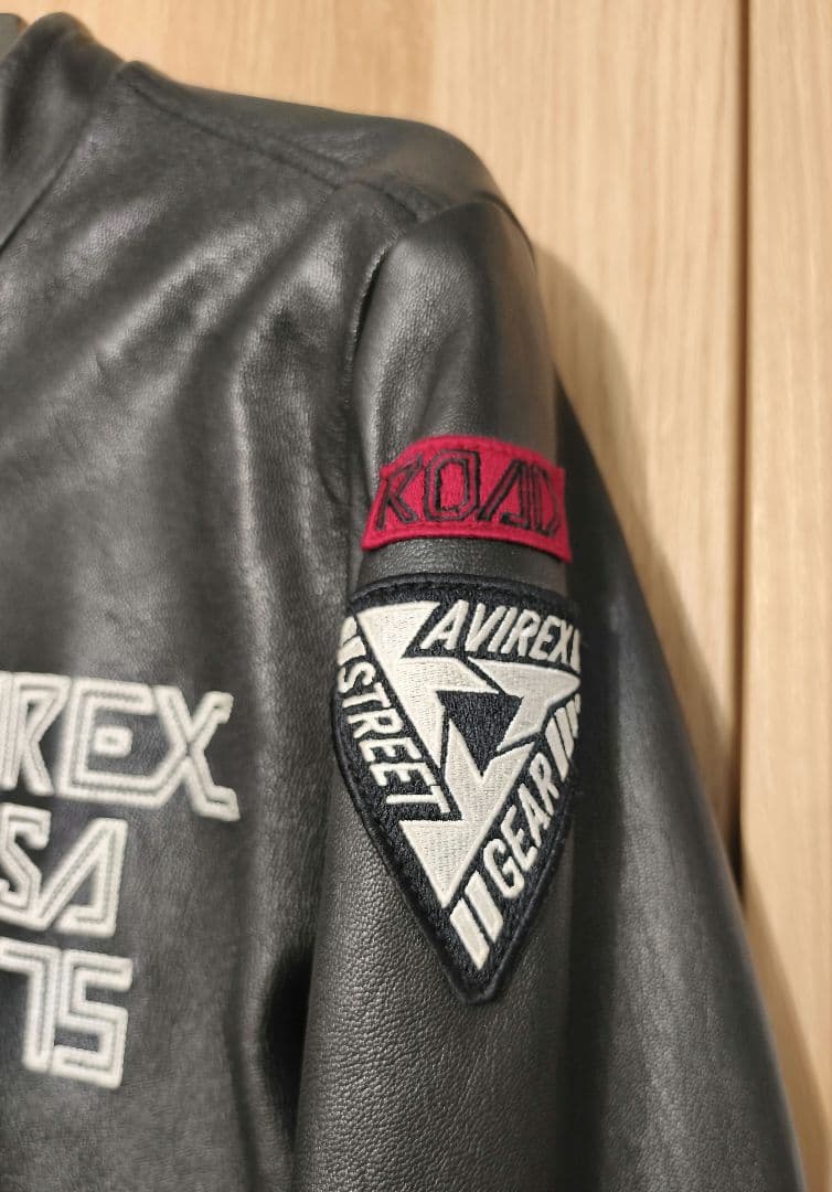 ⭐️最終価格 超美品⭐️AVIREX レザー シングルライダースジャケット