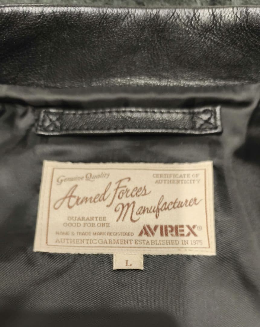 ⭐️最終価格 超美品⭐️AVIREX レザー シングルライダースジャケット