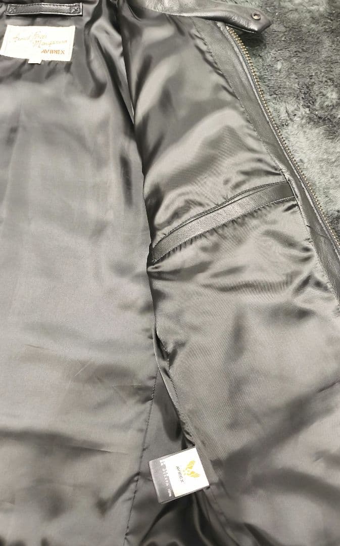 ⭐️最終価格 超美品⭐️AVIREX レザー シングルライダースジャケット