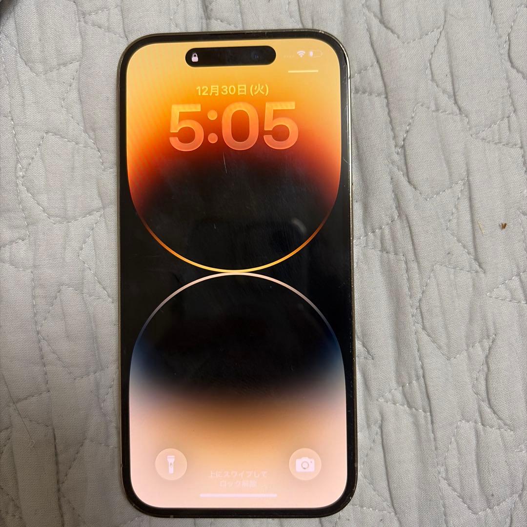 K*2様 Apple iPhone 14 Pro ゴールド 本体　128GB