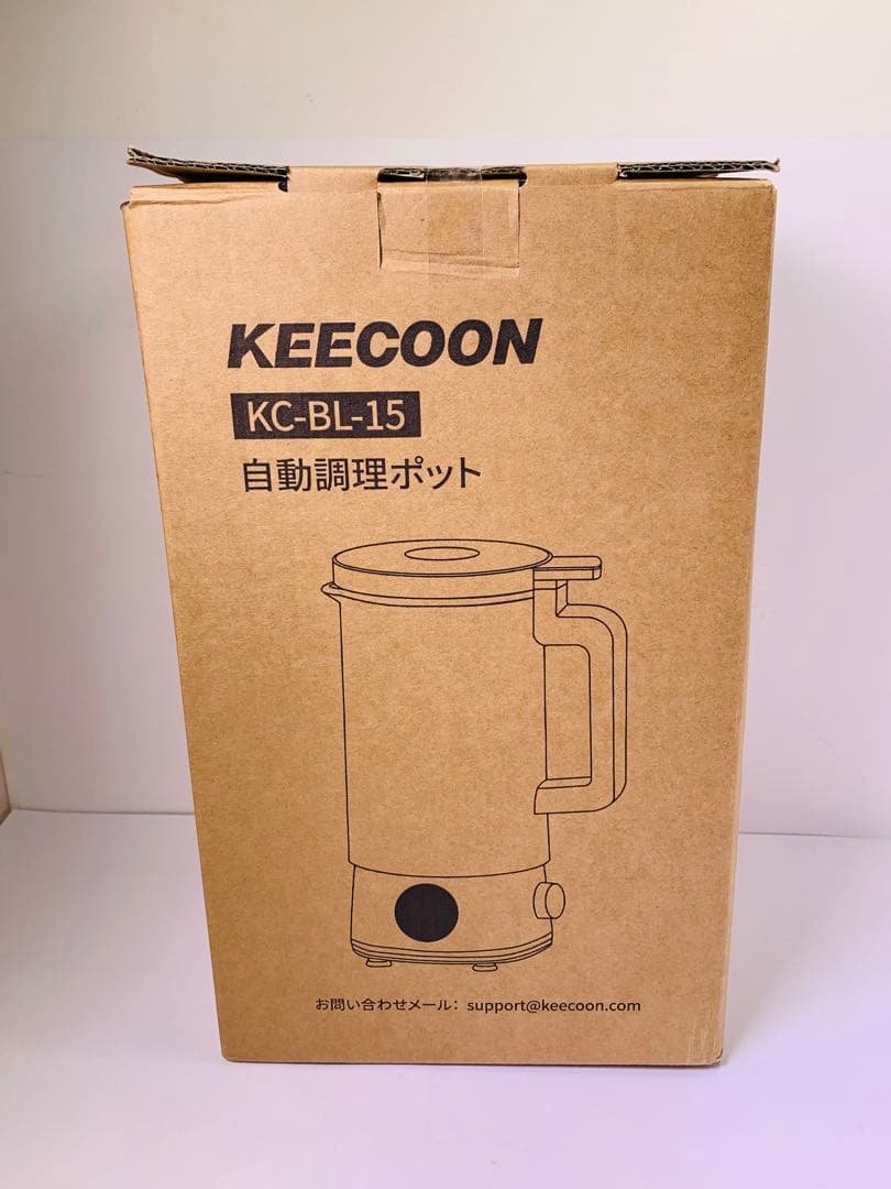 【新品】KEECOON 豆乳メーカー 自動調理ポット 加熱式ミキサー 大容量1L