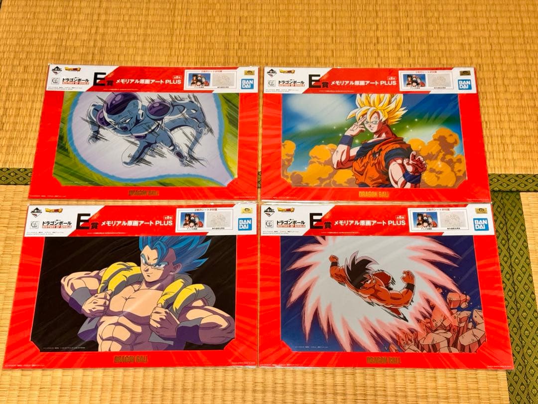 ドラゴンボール一番くじE賞G賞メモリアル原画アートPLUS おまけ付き