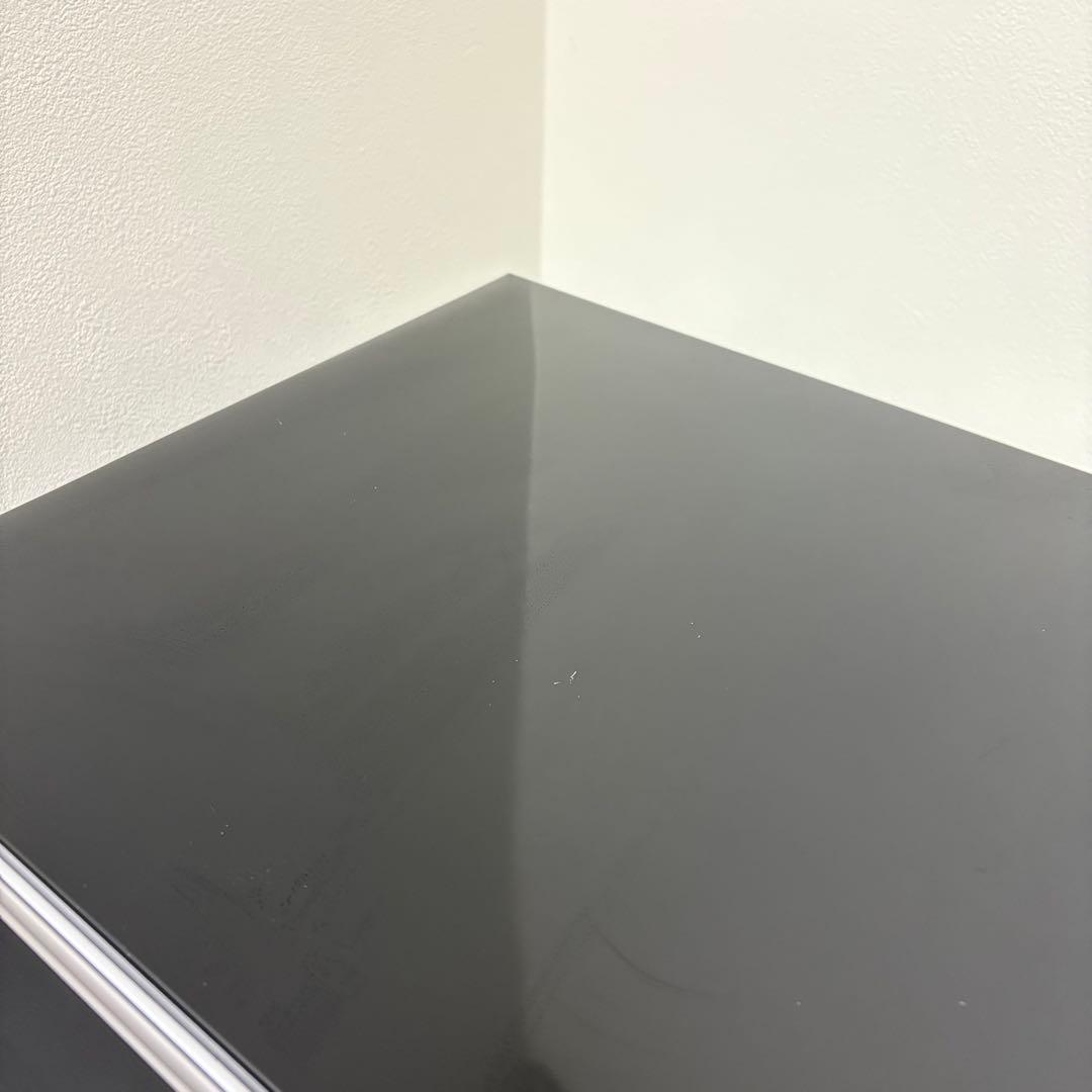 未使用品 アイリスプラザ 鏡面 冷蔵庫 ミニ ブラック 42L 黒