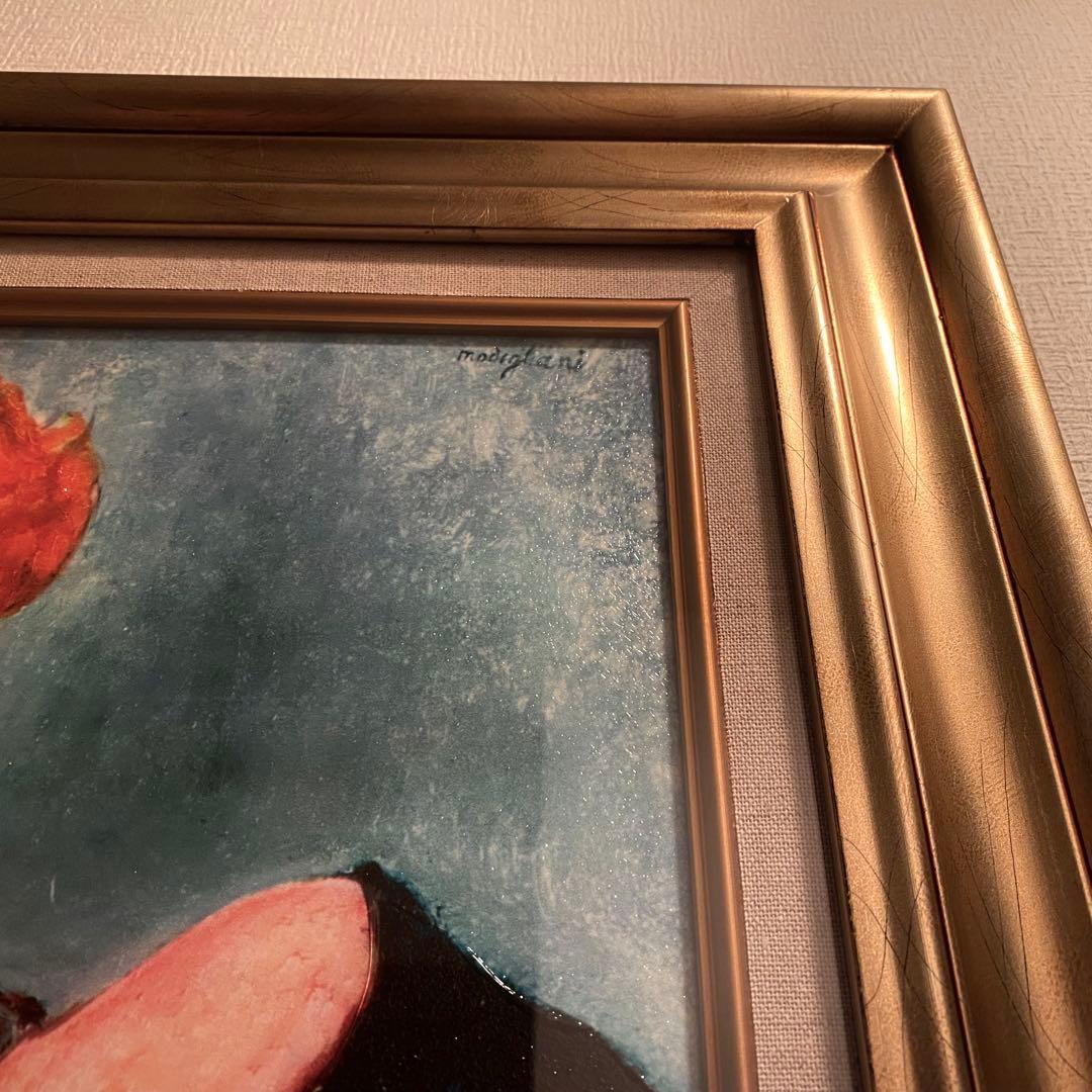 アメデオ・モディリアーニ 赤毛の女 立体複製名画 レプリカ 絵画