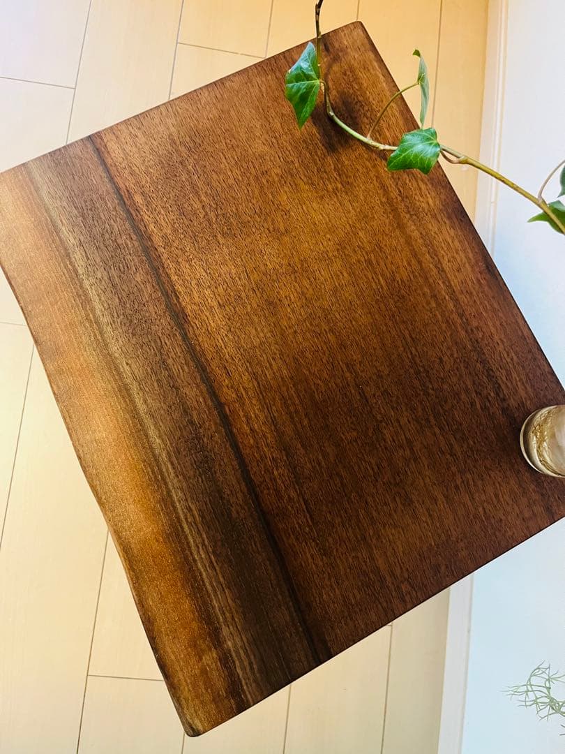 ブラックウォールナット　一枚板テーブル　ソファテーブル　サイドテーブル