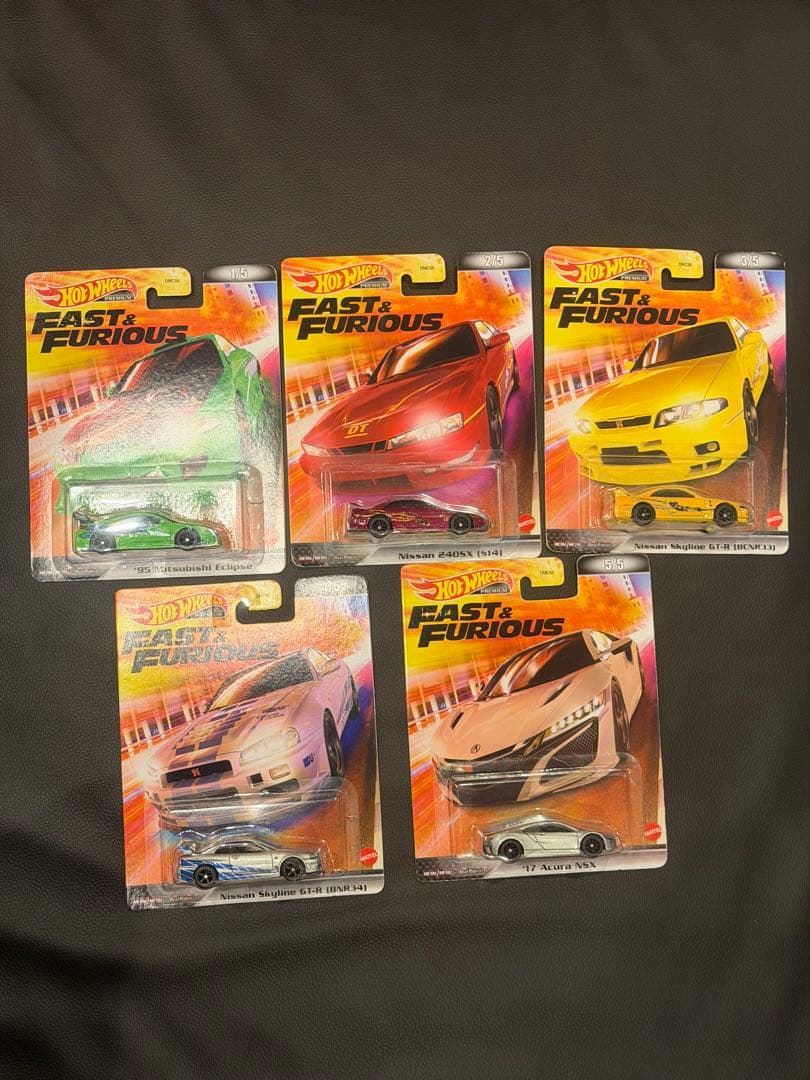 と*ー様 ホットウィール ワイルドスピード コンプリート 5セット