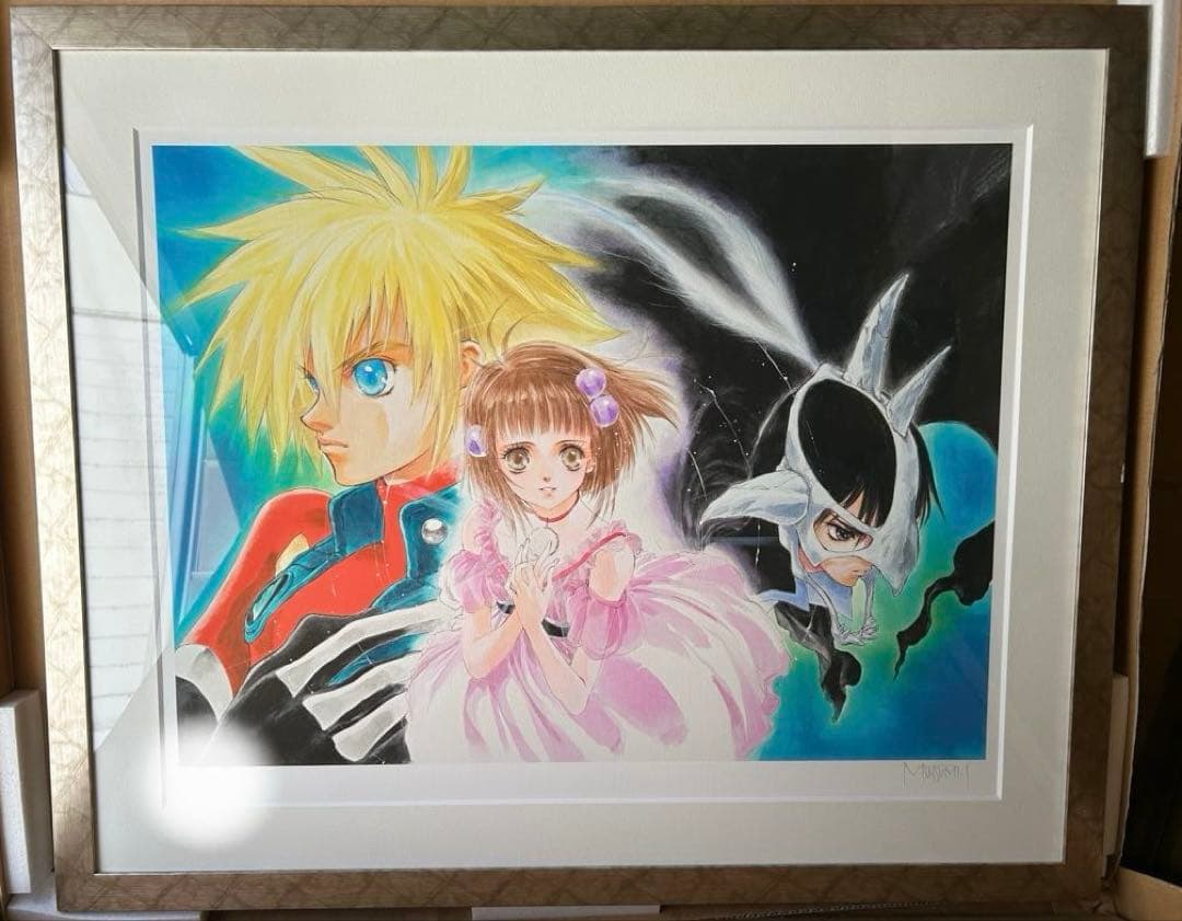 いのまたむつみ　テイルズオブデスティニー2 版画　ミクスドメディア