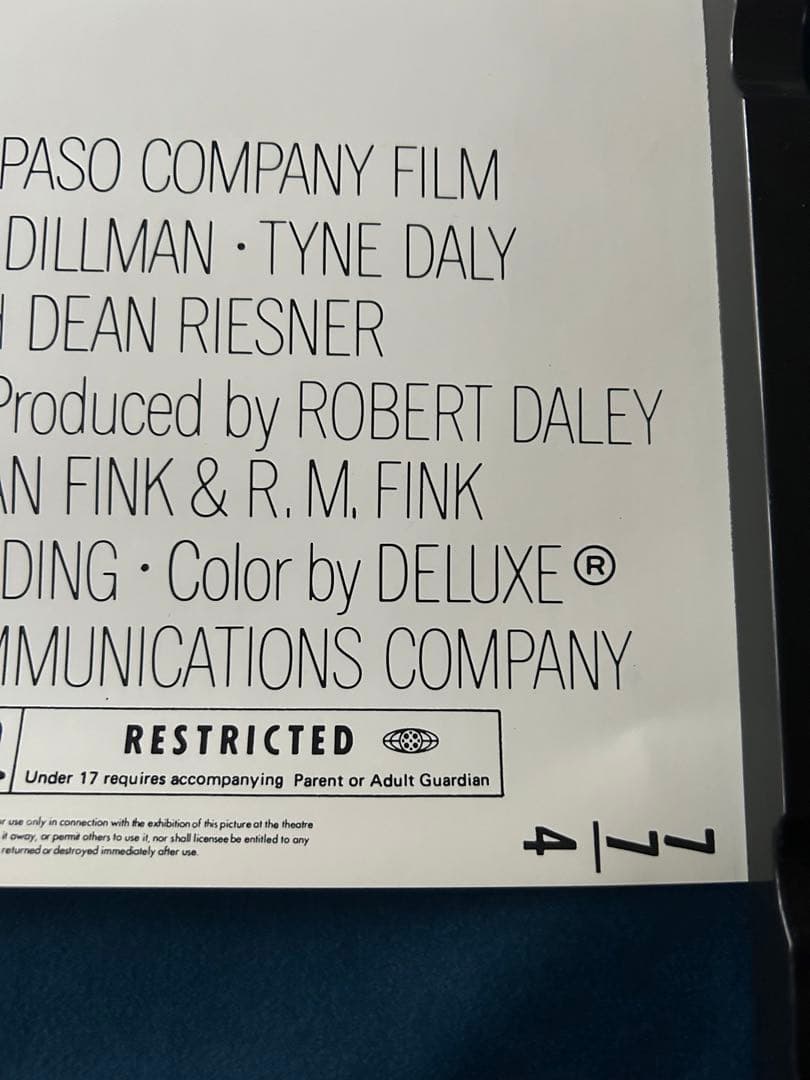 ダーティーハリー3 USオリジナル映画ポスター