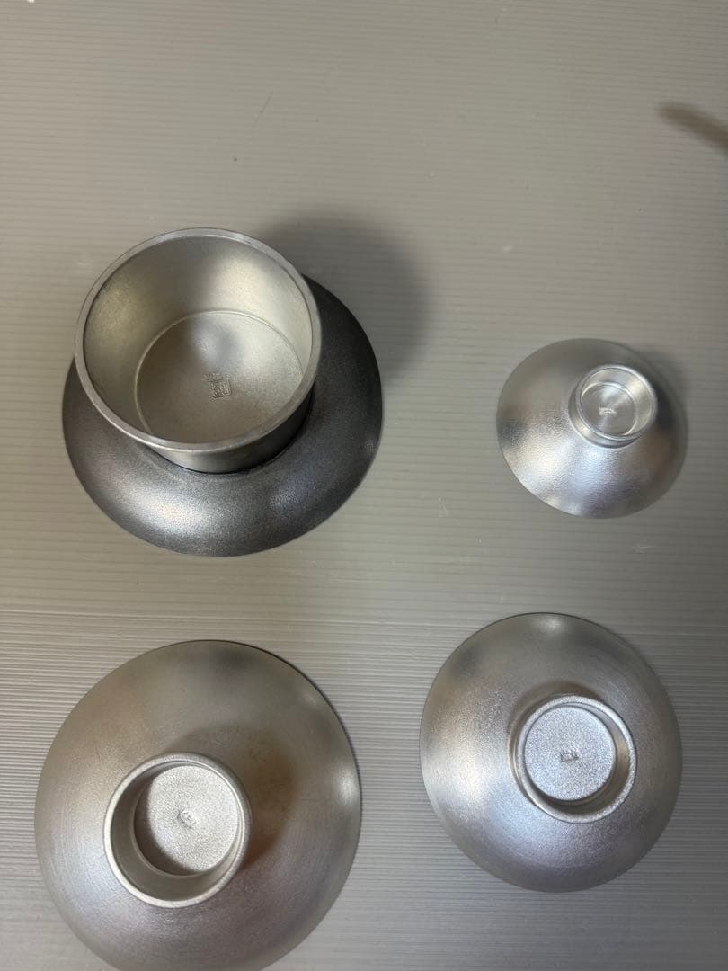 2253 錫製 屠蘇器　本錫　松竹梅