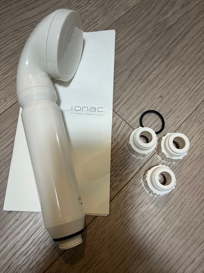 Ionacシャワーヘッド ホワイト 取扱説明書付き