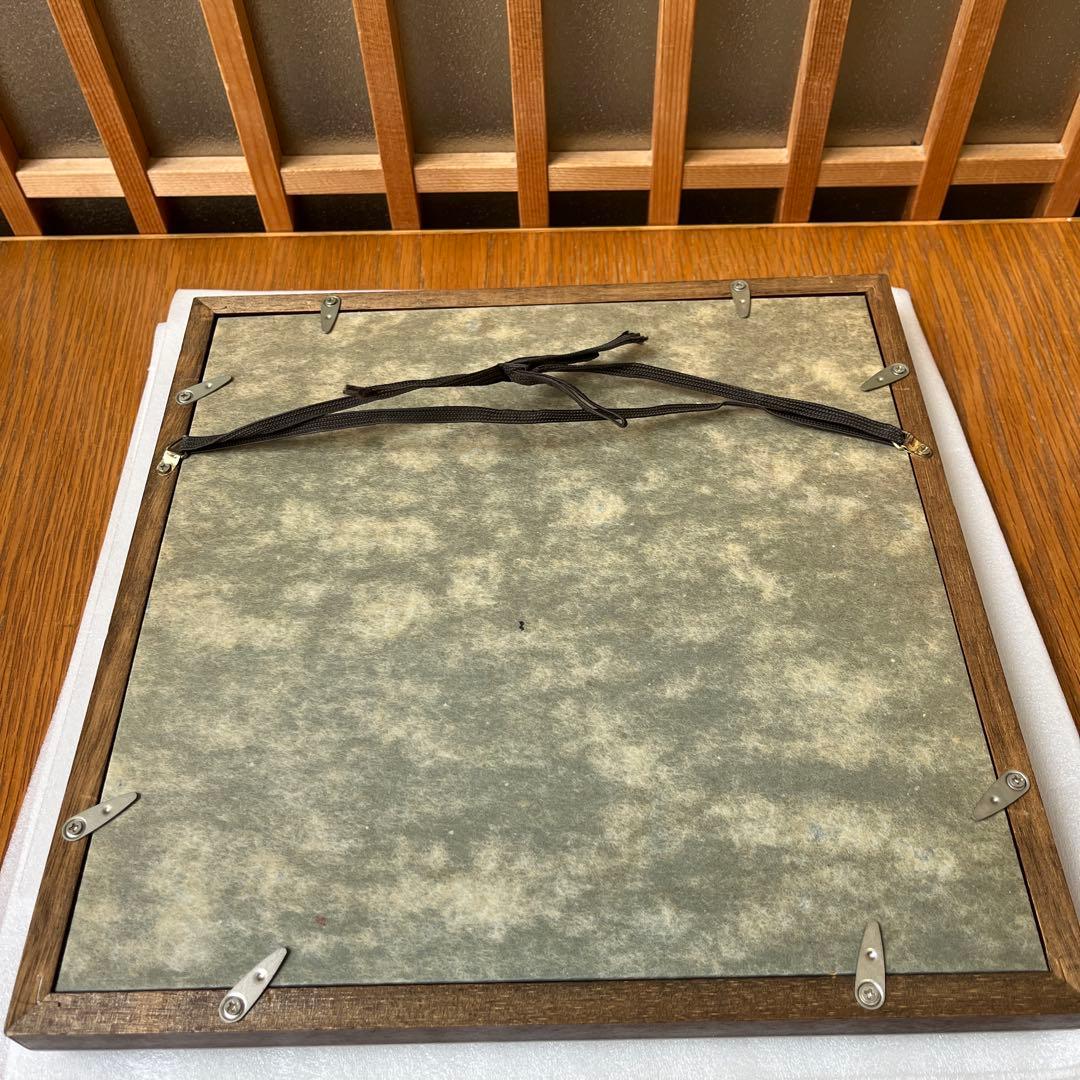 京焼　陶あん　桜の陶額