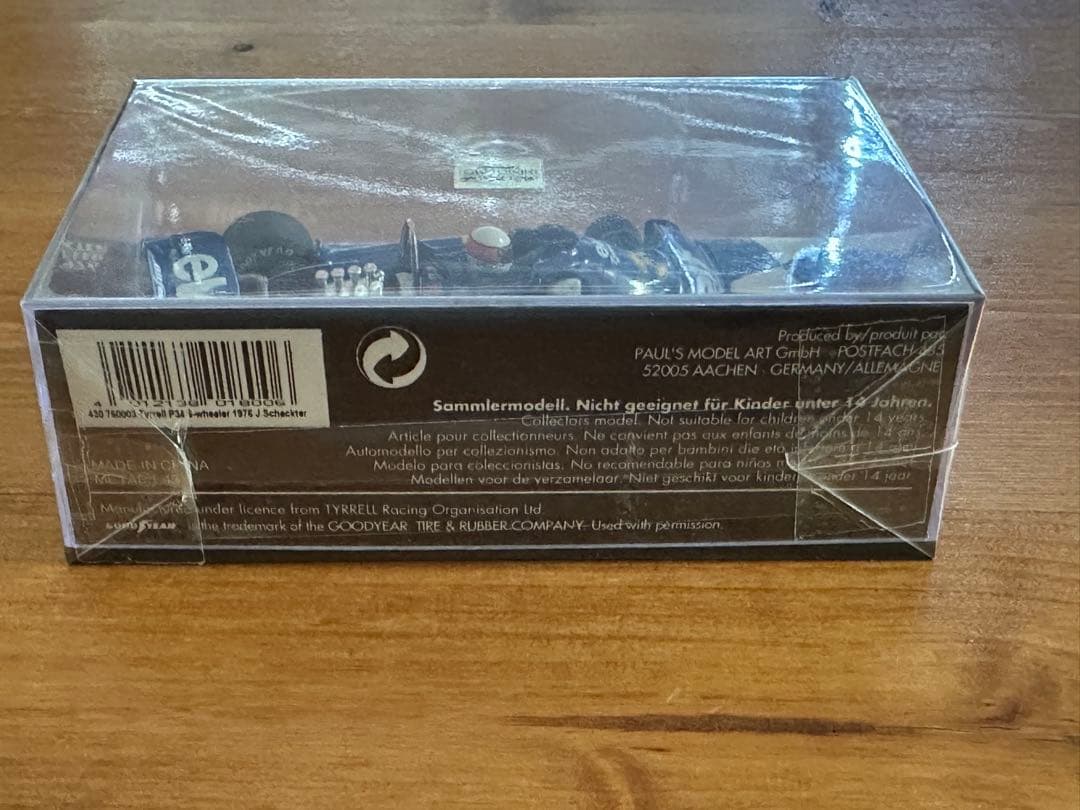 ミニカー Tyrrell P34 1976 6-Wheeler J. Scheckter