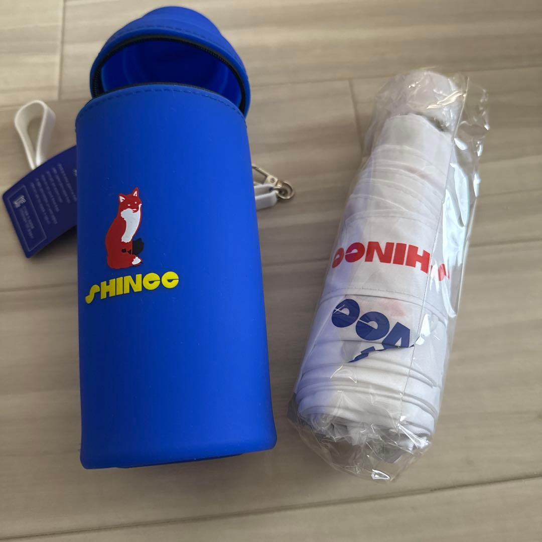 SHINee 韓国 公式グッズ レザーカラーウォレット アンブレラ 傘