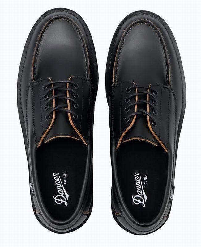 専用　ダナー ブローガン 茶芯 モカシン レザー シューズ 黒 25.5 ②