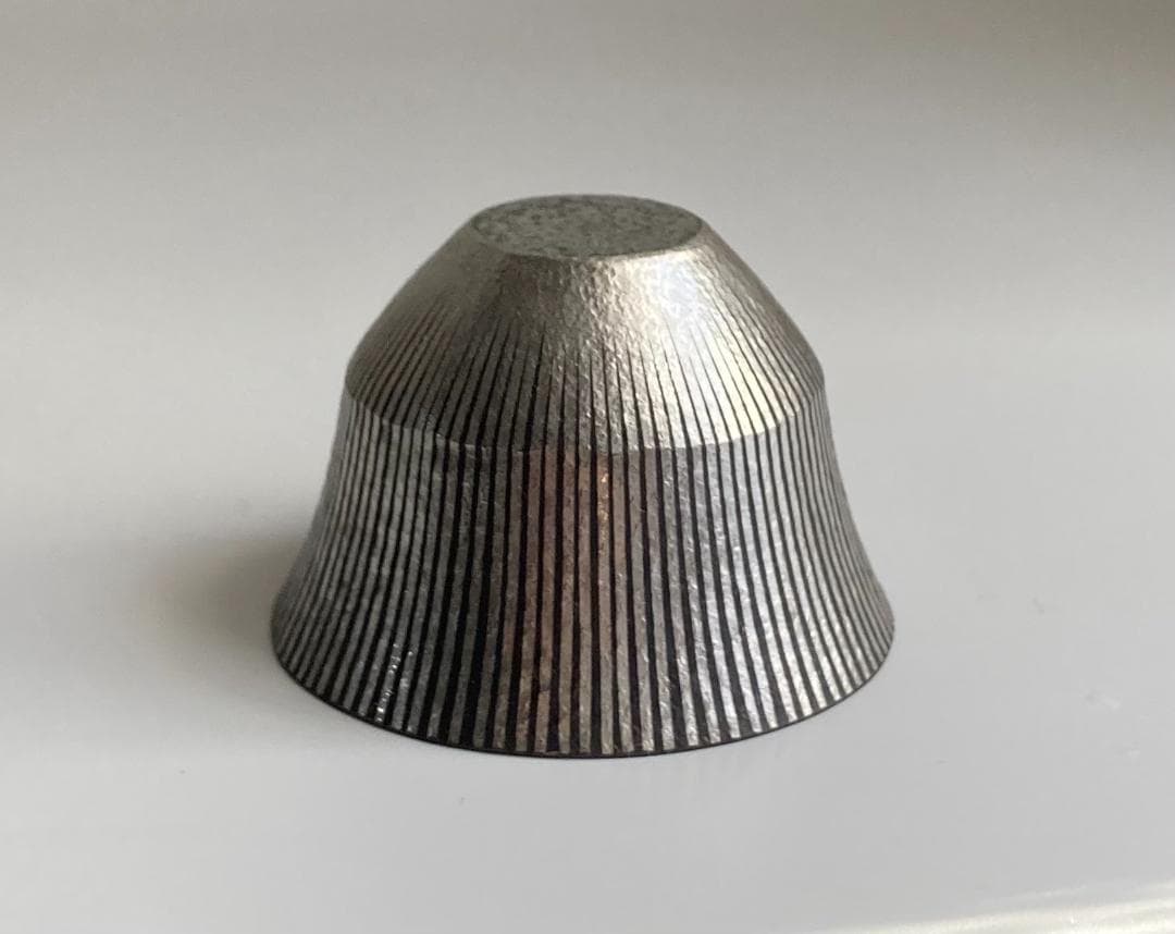 錫色酒器　KURACCO 浦中廣太郎　『冬雨』　おちょこ　ぐい呑み