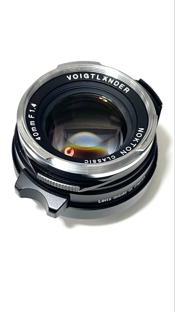 Voigtlander NOKTON classic 40mm F1.4+フード