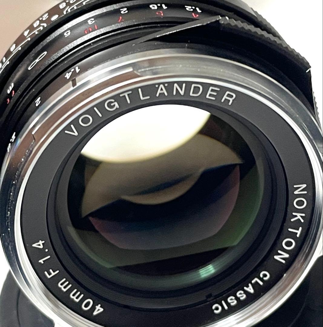 Voigtlander NOKTON classic 40mm F1.4+フード