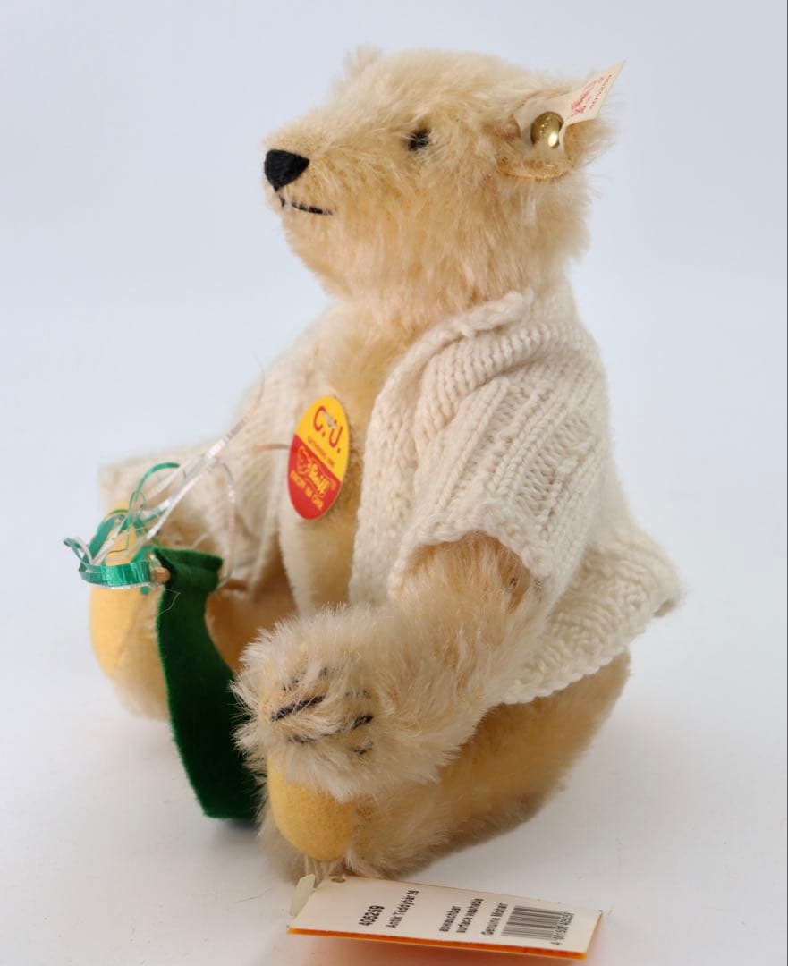 コレクション Steiff C.U. gathering bear with flag1995