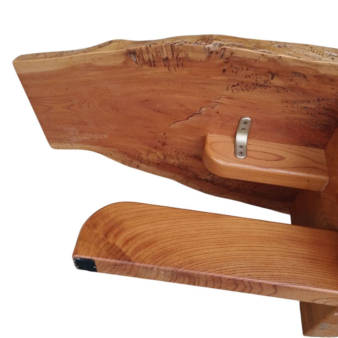 一枚板 無垢材 テーブルベンチ 長椅子 チェア 昭和レトロ