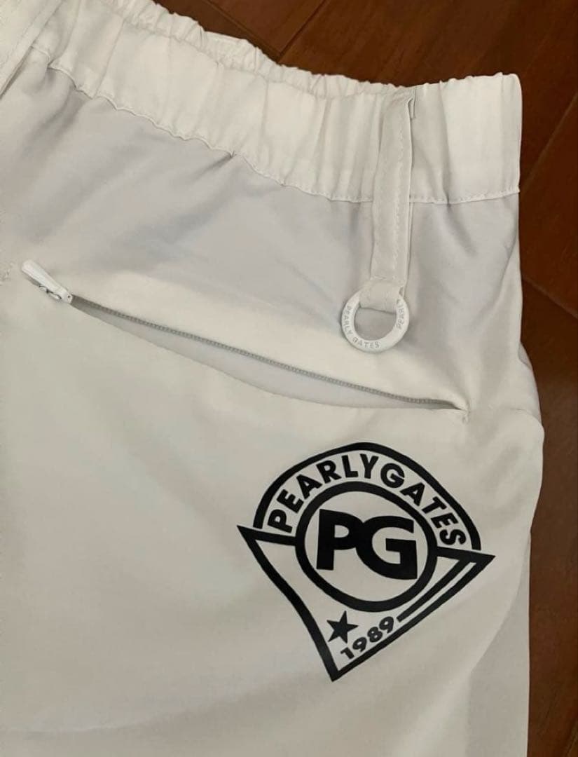 パーリーゲイツ　プリーツスカート　蓄熱　撥水　白　サイズ2